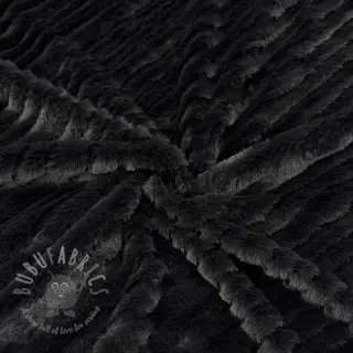 Sztuczne futro Stripes anthracite