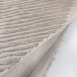 Sztuczne futro Stripes beige