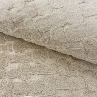 Sztuczne futro Abstract ecru