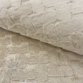 Sztuczne futro Abstract ecru