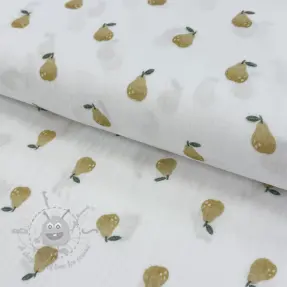 Muślin double gauze Pears design A digital print