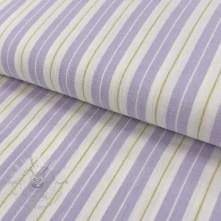 Muślin double gauze YARN DYED Line purple
