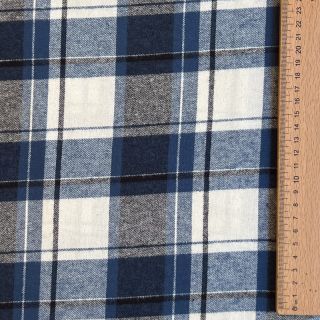 Bawełniana tkanina YARN DYED CHECK BRUSHED Silva design A