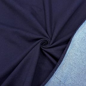 Teplákovina DENIM indigo blue