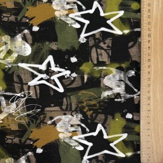 Dresówka Graffiti army green digital print