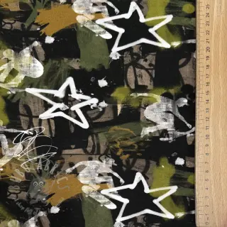 Dresówka Graffiti army green digital print