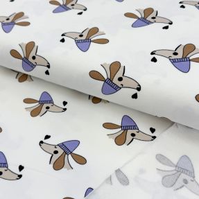 Dresówka Dogs and hearts off white