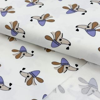 Dresówka Dogs and hearts off white