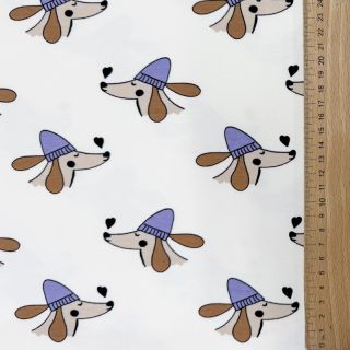 Dresówka Dogs and hearts off white