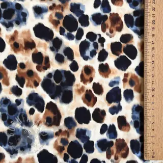 Wiskoza SATIN Animal skin ecru digital print