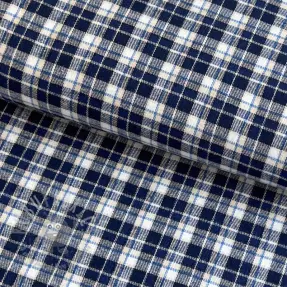 Bawełniana tkanina YARN DYED CHECK BRUSHED Silva design B