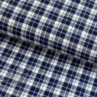 Bawełniana tkanina YARN DYED CHECK BRUSHED Silva design B