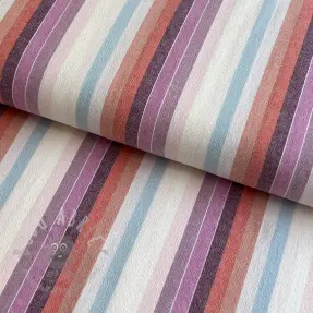 Bawełniana tkanina YARN DYED Line multi