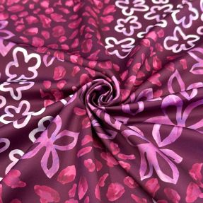 Satyna ROYAL MICRO Abstarct bordeaux