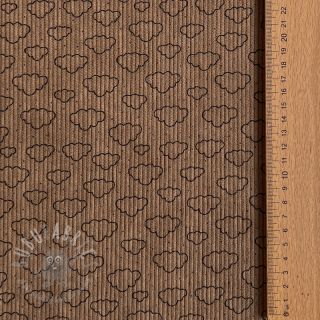 Sztruks STRETCH Little clouds taupe