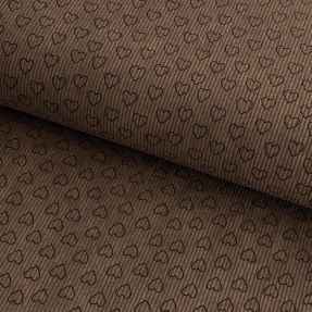 Sztruks STRETCH Little love taupe
