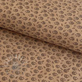 Sztruks STRETCH Little hedgehog sand