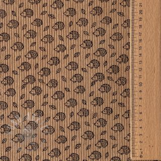 Sztruks STRETCH Little hedgehog sand