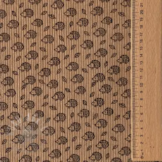 Sztruks STRETCH Little hedgehog sand