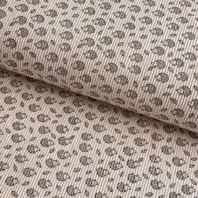 Sztruks STRETCH Little hedgehog light sand