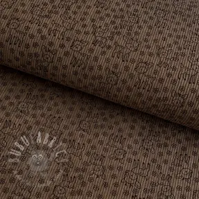 Sztruks STRETCH Little deer taupe