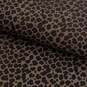 Sztruks STRETCH Little Leopard taupe