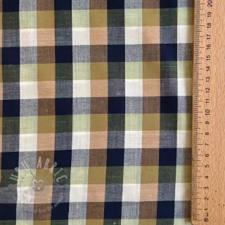 Bawełniana tkanina YARN DYED Square pickle