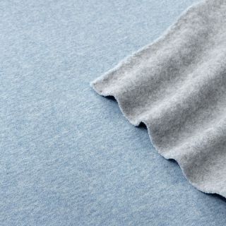 Dresówka drapana JOGGING blue melange