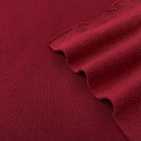Dresówka drapana JOGGING dark red