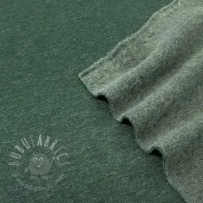 Dresówka drapana JOGGING dark green melange