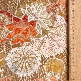 Tkanina dekoracyjna jacquard Opium allover peanut