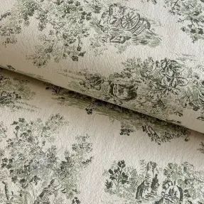 Tkanina dekoracyjna RUSTIC VINTAGE PRINT Gabrielle kaki