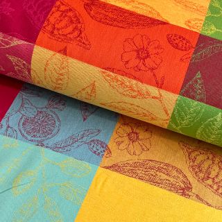 Tkanina dekoracyjna FRENCH TABLE CLOTH JACQUARD Cabosse allover summer