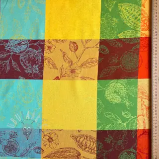 Tkanina dekoracyjna FRENCH TABLE CLOTH JACQUARD Cabosse allover summer