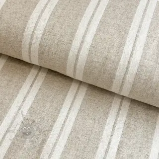 Tkanina dekoracyjna jacquard LINEN LOOK Etretat lin
