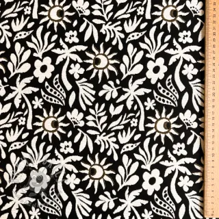 Tkanina dekoracyjna jacquard Sunlight noir
