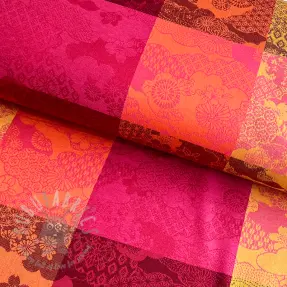 Tkanina dekoracyjna FRENCH TABLE CLOTH JACQUARD Niwa allover harissa