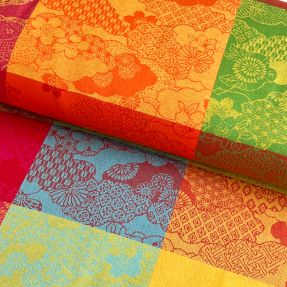 Tkanina dekoracyjna FRENCH TABLE CLOTH JACQUARD Niwa allover summer