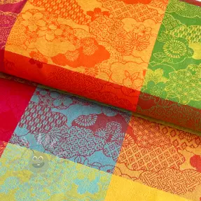 Tkanina dekoracyjna FRENCH TABLE CLOTH JACQUARD Niwa allover summer