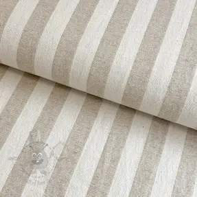 Tkanina dekoracyjna jacquard LINEN LOOK Cabourg lin