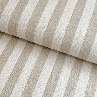 Tkanina dekoracyjna jacquard LINEN LOOK Cabourg lin