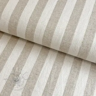 Tkanina dekoracyjna jacquard LINEN LOOK Cabourg lin