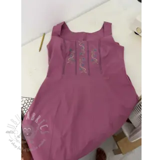 Bawełniany popelin mauve