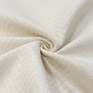 Tkanina dekoracyjna jacquard Saxo ecru