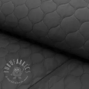 Pikowana tkanina Round black