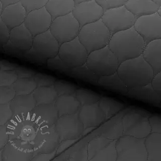 Pikowana tkanina Round black