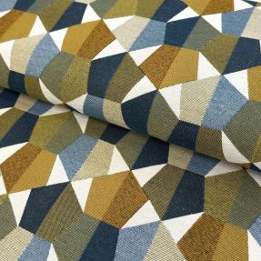 Tkanina dekoracyjna jacquard Mustang blue