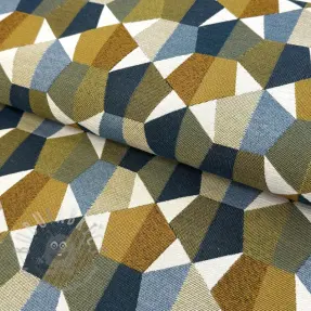 Tkanina dekoracyjna jacquard Mustang blue