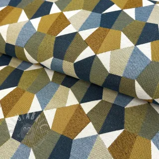 Tkanina dekoracyjna jacquard Mustang blue
