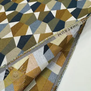 Tkanina dekoracyjna jacquard Mustang blue